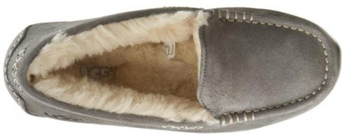 UGG ANSLEY 拖鞋 絨面 簡約舒適 休閒單鞋 女款 淺灰色 Lookbook UGG ANSLEY 拖鞋 絨面 簡約舒適 休閒單鞋 女款 淺灰色