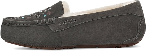 (Women) UGG Ansley Stud 2 (Rivets) Slip on Grey 1119100-CHRC (Women) UGG Ansley Stud 2 (Rivets) Slip on Grey 1119100-CHRC
