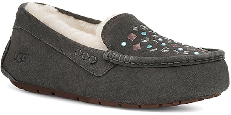 (W) UGG Ansley Stud 2 (Remaches) Pantuflas Gris 1119100-CHRC Lookbook (W) UGG Ansley Stud 2 (Remaches) Pantuflas Gris 1119100-CHRC