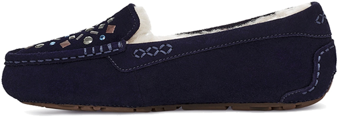 (Women) UGG Ansley Stud 2 (Rivets) Slip on Navy 1119100-MDL Buy (Women) UGG Ansley Stud 2 (Rivets) Slip on Navy 1119100-MDL
