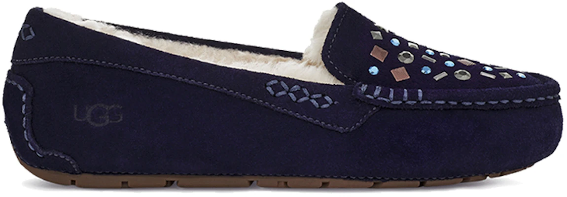 (W) UGG Ansley Stud 2 (Rivets) Kasut Gelangsar Biru Tua 1119100-MDL Order (W) UGG Ansley Stud 2 (Rivets) Kasut Gelangsar Biru Tua 1119100-MDL