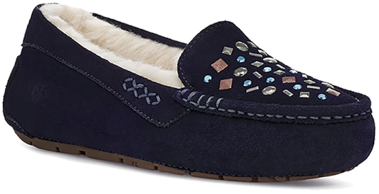 (W) UGG Ansley Stud 2 (Rivets) Kasut Gelangsar Biru Tua 1119100-MDL Lookbook (W) UGG Ansley Stud 2 (Rivets) Kasut Gelangsar Biru Tua 1119100-MDL