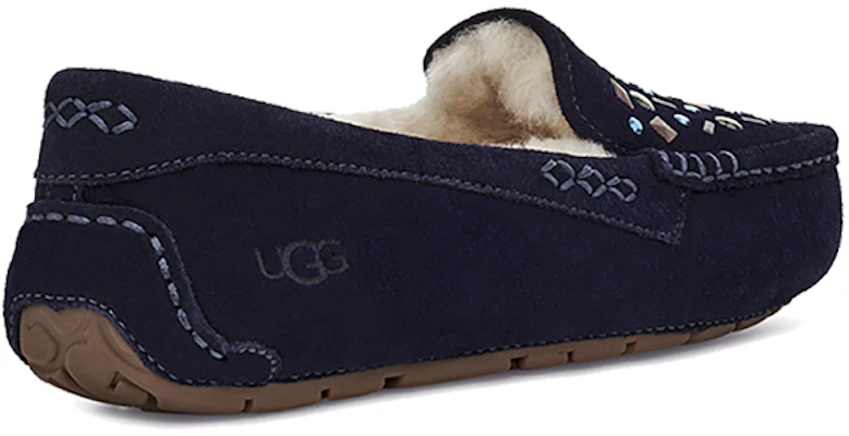 (W) UGG Ansley Stud 2 (Rivets) Kasut Gelangsar Biru Tua 1119100-MDL Shop (W) UGG Ansley Stud 2 (Rivets) Kasut Gelangsar Biru Tua 1119100-MDL