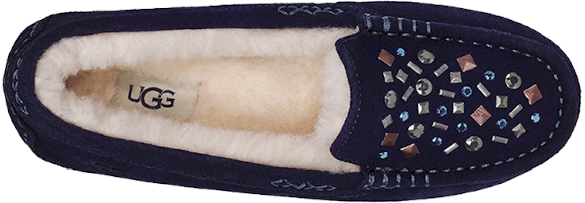 (Women) UGG Ansley Stud 2 (Rivets) Slip on Navy 1119100-MDL Purchase (Women) UGG Ansley Stud 2 (Rivets) Slip on Navy 1119100-MDL
