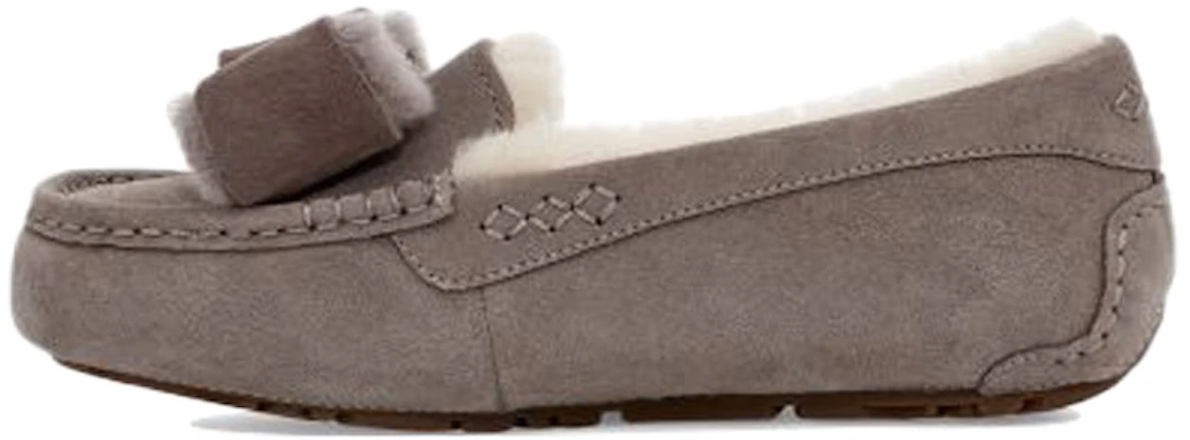 UGG Ansley Twinface Bow 安思麗 雙面羊皮 蝴蝶結款 低筒平底鞋 女款 藍灰色 加絨 Buy UGG Ansley Twinface Bow 安思麗 雙面羊皮 蝴蝶結款 低筒平底鞋 女款 藍灰色 加絨