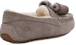 Shop UGG Ansley Twinface Bow 安思麗 雙面羊皮 蝴蝶結款 低筒平底鞋 女款 藍灰色 加絨