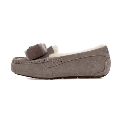 (W) UGG Ansley Twinface Bow 'Blue Grey'