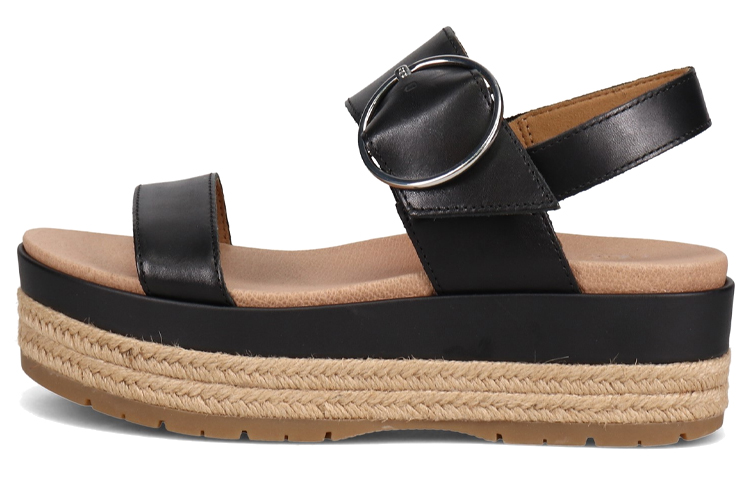 (Women) UGG April 'Black Comfort Casual Sandal' 1119742-BLLE