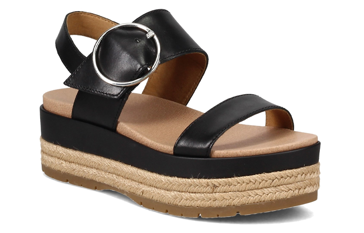 Lookbook (Women) UGG April 'Black Comfort Casual Sandal' 1119742-BLLE