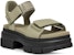 (W) UGG Ashton Sandal Buku Tumit Warna Clover Berjalur 1136764-SDC