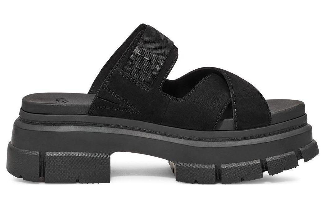 Order UGG 織布 簡約舒適 時尚涼拖 女款 黑色