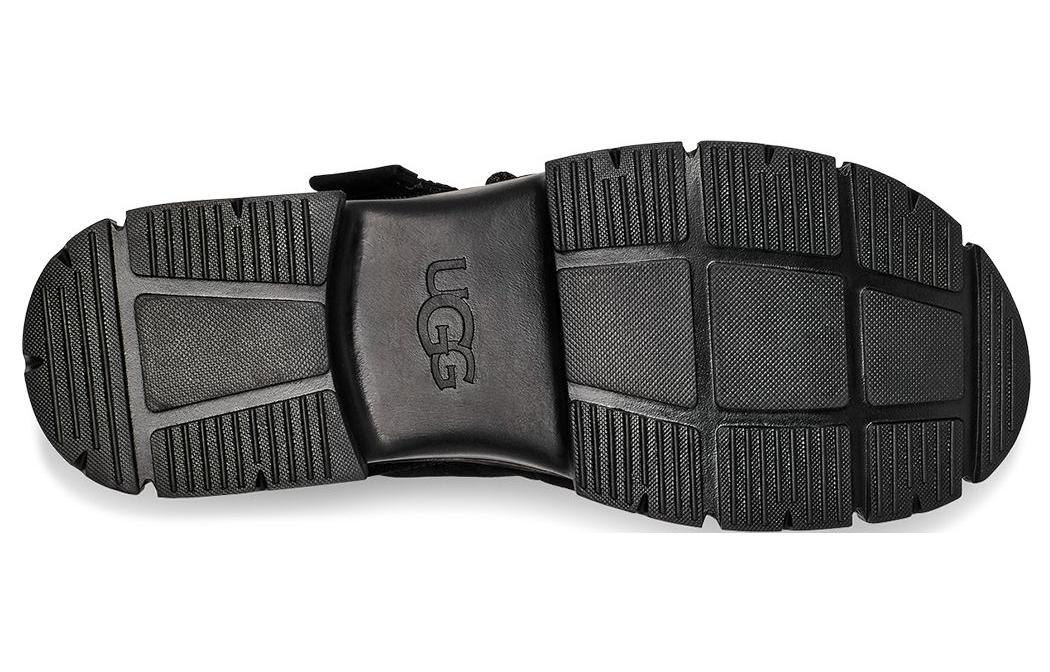 Shop UGG 織布 簡約舒適 時尚涼拖 女款 黑色