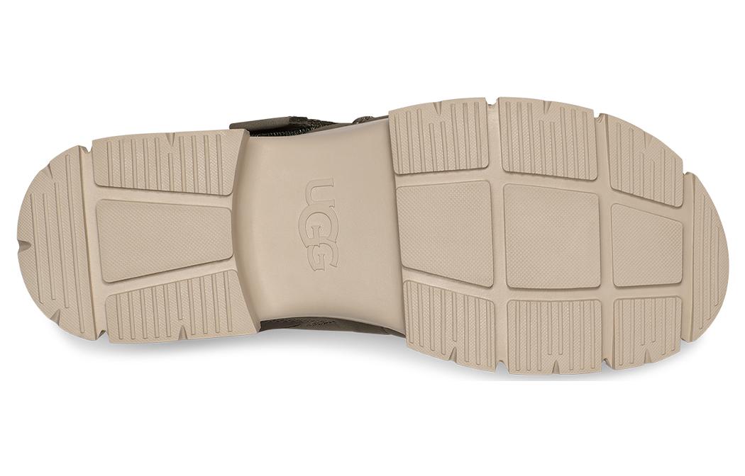 Shop UGG 編織布 簡約舒適 時尚涼鞋 女款 苔綠色