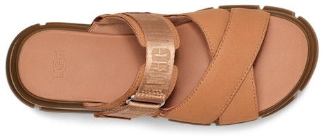 UGG 織布 百搭休閒 時尚涼拖 女款 吐司棕色 Lookbook UGG 織布 百搭休閒 時尚涼拖 女款 吐司棕色