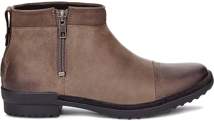 (W) UGG Attell 'Boot Pendek Kulit Coklat Tua dengan Ritsleting' 1103832-MLE Order (W) UGG Attell 'Boot Pendek Kulit Coklat Tua dengan Ritsleting' 1103832-MLE