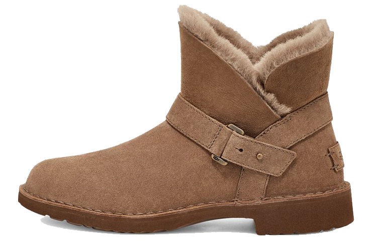 (Women) UGG Aubrielle Short Boot 'Warm Fleece Brown' 1120700-HCK
