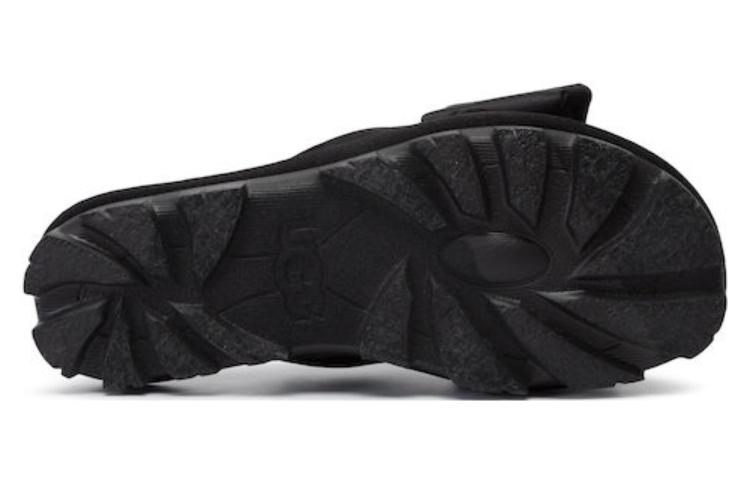 Purchase UGG Australia Lushette 織物 蝴蝶結緞面 時尚涼拖 女款 黑色