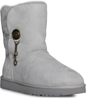 Lookbook UGG 絨面 舒適百搭 中筒 雪靴 女款 灰色