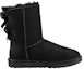 Order (W) UGG Bailey Bow '黑色舒适款'女靴 1002954-BLA
