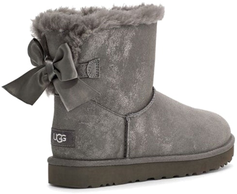 (W) UGG Mini Bailey Bow Brillo Carbón 1125795-CHRC Purchase (W) UGG Mini Bailey Bow Brillo Carbón 1125795-CHRC