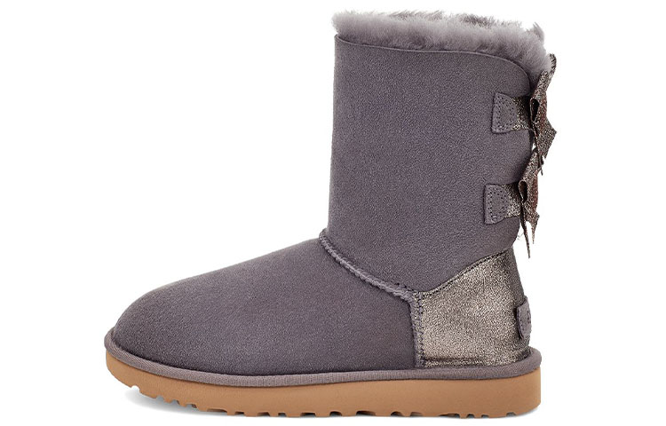 (Women) UGG Bailey Bow Glitz 'Purple Grey' 1120884-SHA