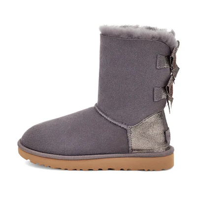(W) UGG Bailey Bow Glitz 'Purple Grey'
