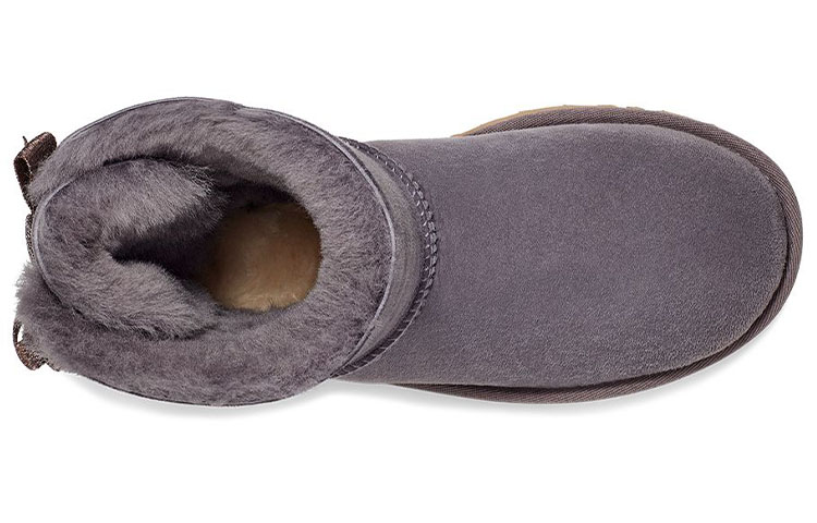 Purchase UGG Bailey Glitz 女款紫灰色牛反绒蝴蝶结舒适休閒中筒雪地靴