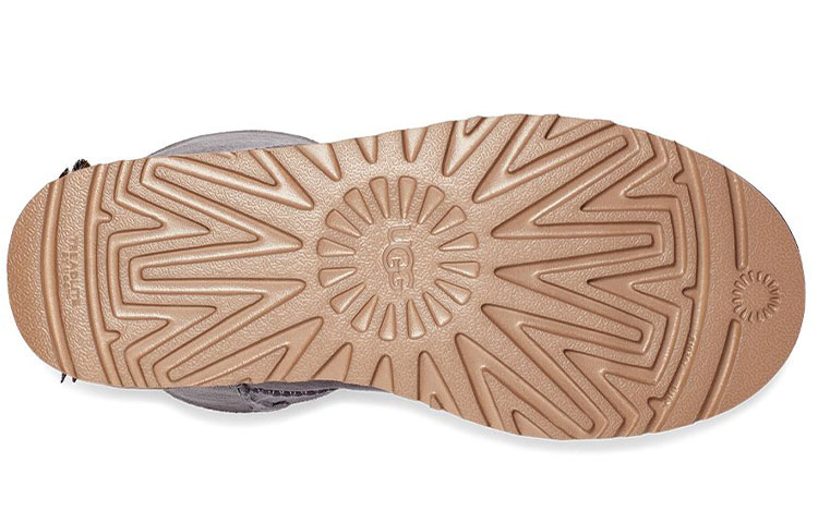 Details for UGG Bailey Glitz 女款紫灰色牛反绒蝴蝶结舒适休閒中筒雪地靴