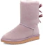 Lookbook UGG Bailey Bailey Bow II 貝莉蝴蝶結加絨 雪地靴 女款 粉紫色