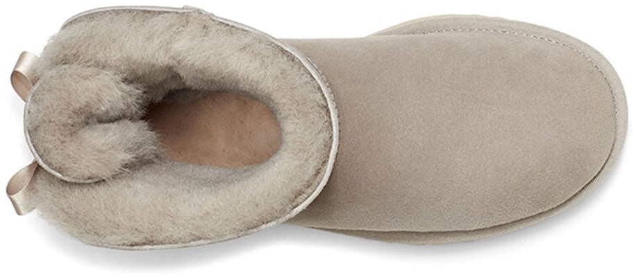 UGG Bailey Bow II 羊絨面 短筒 雪地靴 女款 淺灰色 Purchase UGG Bailey Bow II 羊絨面 短筒 雪地靴 女款 淺灰色