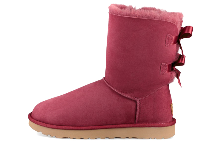 (W) UGG Bailey Bow II 'Rose Red'
