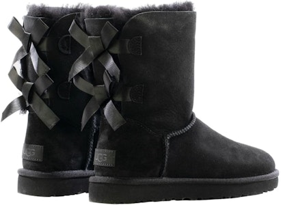 (W) UGG Bailey Bow II Sepatu Bot 'Hitam' 1016225-BLK Purchase (W) UGG Bailey Bow II Sepatu Bot 'Hitam' 1016225-BLK
