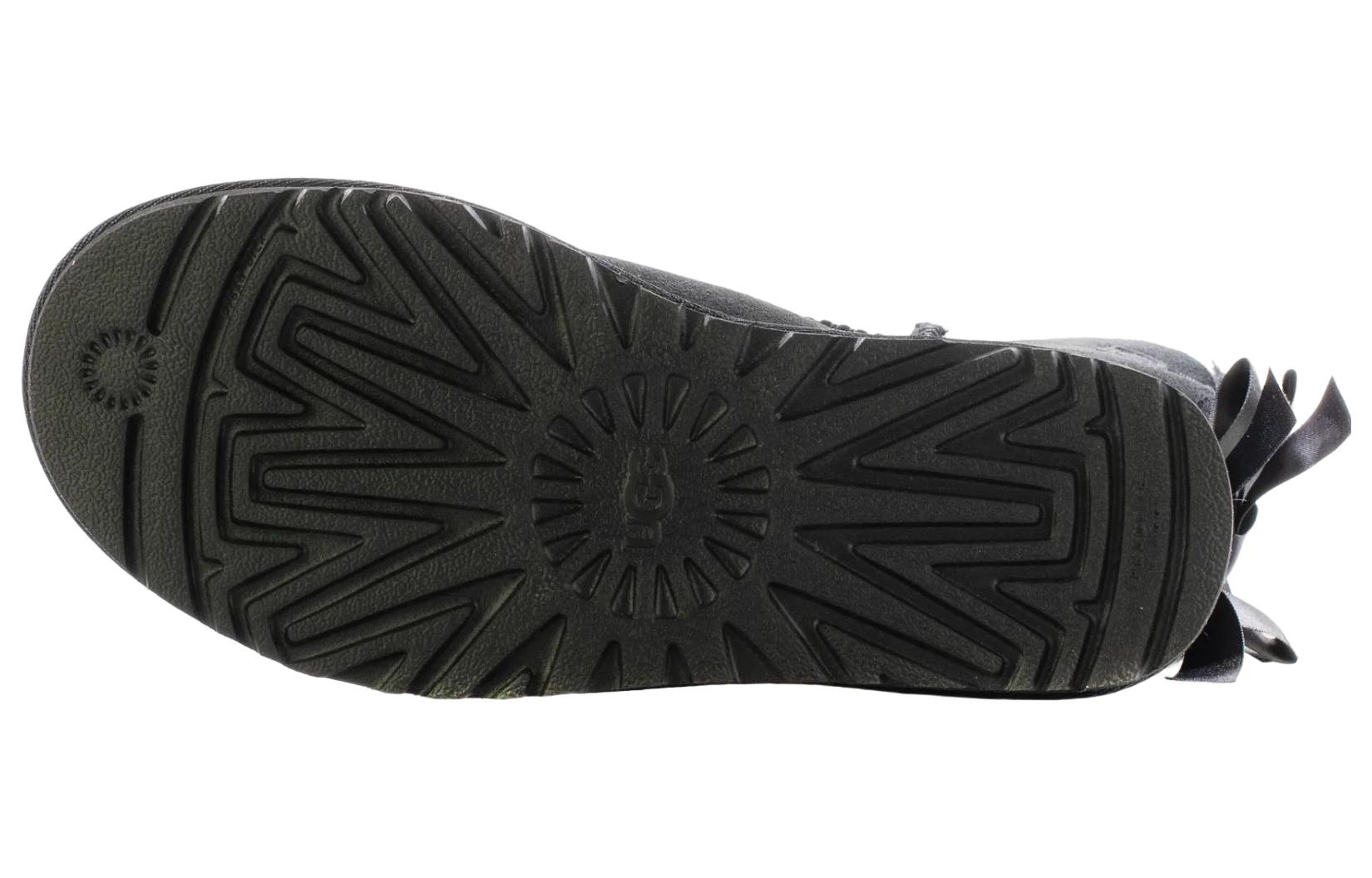 Sizing (W) UGG Bailey Bow II Boot 'Hitam' 1016225-BLK