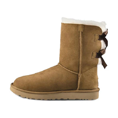 (W) UGG Bailey Bow II Boot 'Chestnut'