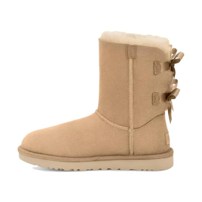 (W) UGG Bailey Bow II Boot Mustard Seed