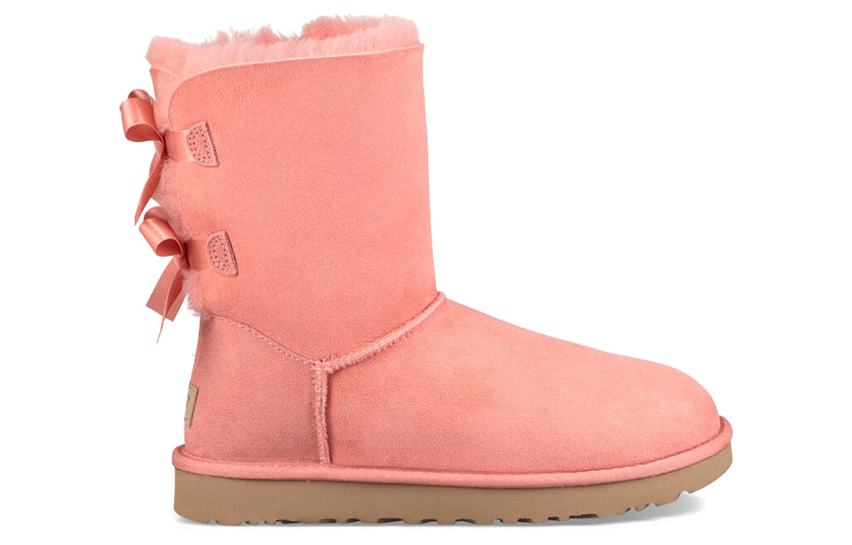 (W) UGG Bailey Bow II Fleece Lined Pink Red 圖 2