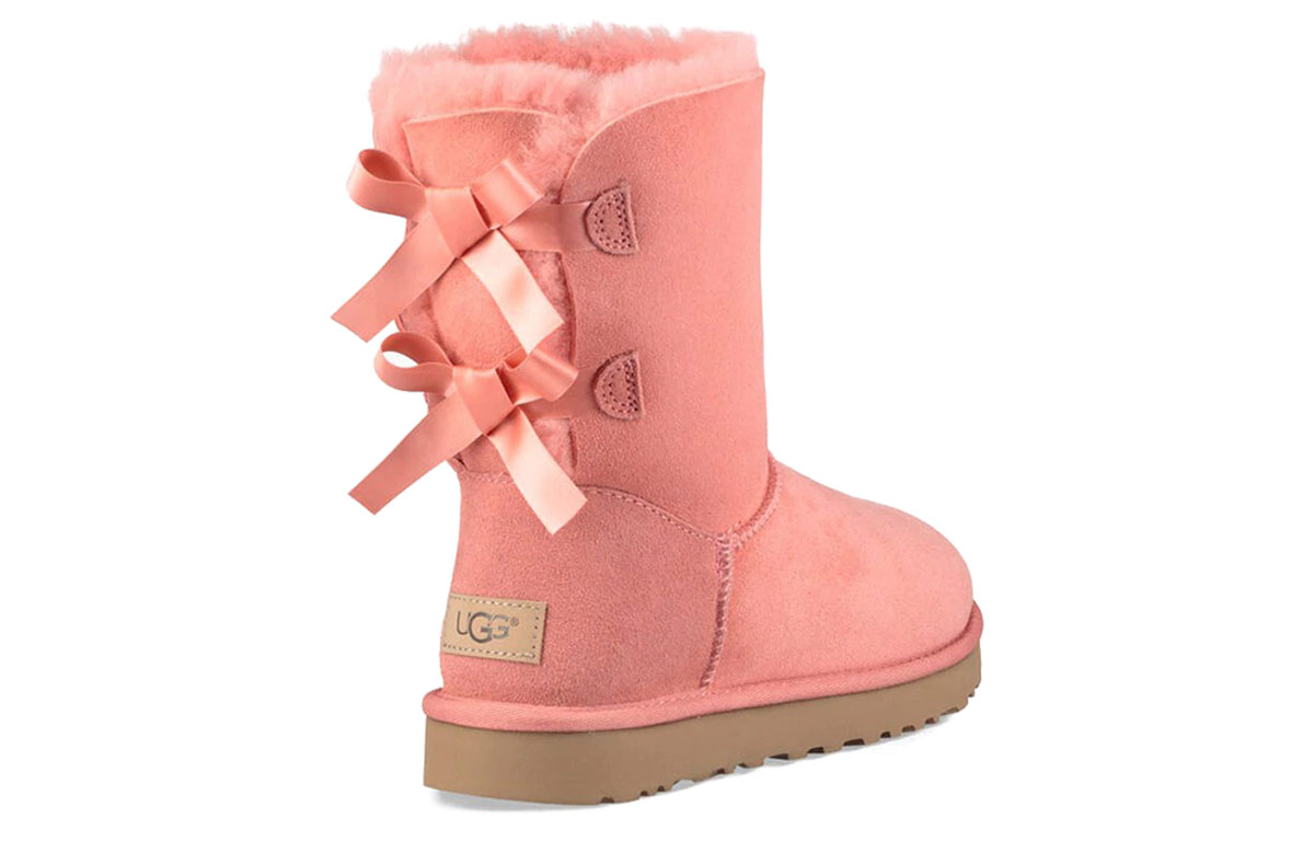 (W) UGG Bailey Bow II Fleece Lined Pink Red 圖 4