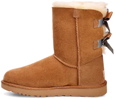 (Women) UGG Bailey Bow II Shimmer 'Suede Fashion Bow Mid-Calf Boot Brown' 1102937-CHE (Women) UGG Bailey Bow II Shimmer 'Suede Fashion Bow Mid-Calf Boot Brown' 1102937-CHE