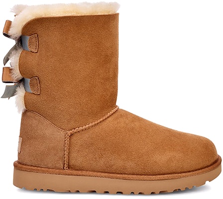 (W) UGG Bailey Bow II Shimmer 'Bota Moda Media Pantorrilla Ante Lazo Marrón' 1102937-CHE Order (W) UGG Bailey Bow II Shimmer 'Bota Moda Media Pantorrilla Ante Lazo Marrón' 1102937-CHE