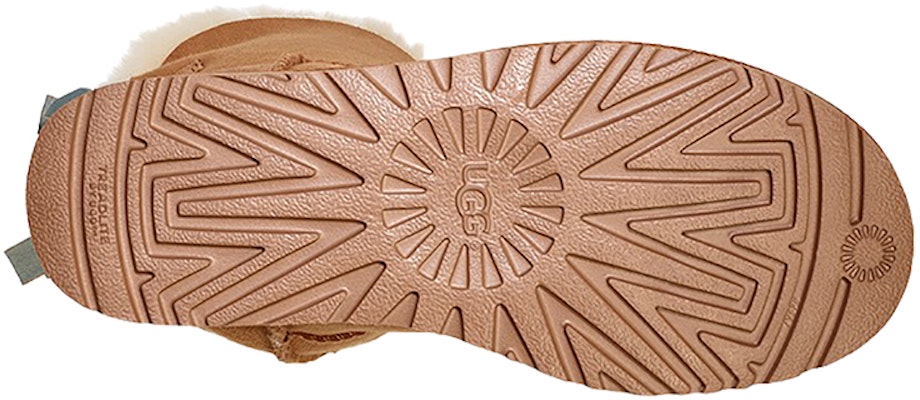 (W) UGG Bailey Bow II Shimmer 'Bota Moda Media Pantorrilla Ante Lazo Marrón' 1102937-CHE Purchase (W) UGG Bailey Bow II Shimmer 'Bota Moda Media Pantorrilla Ante Lazo Marrón' 1102937-CHE