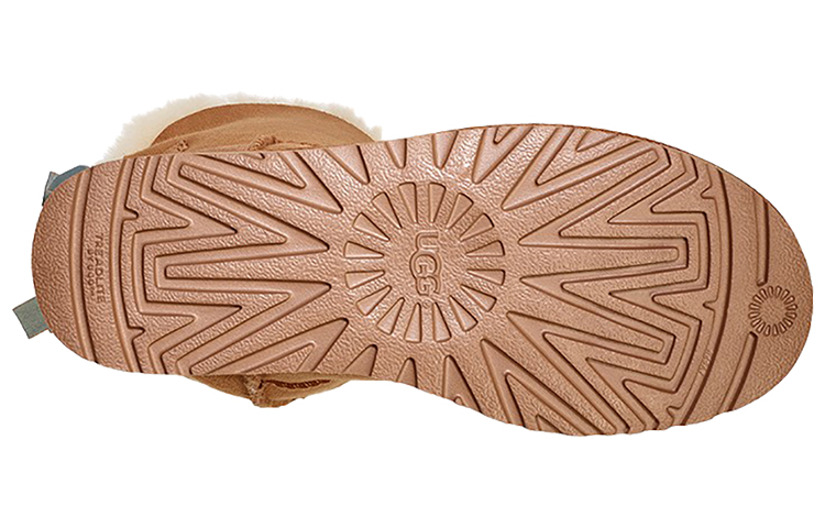 Purchase (W) UGG Bailey Bow II Shimmer ''Suede Mode Strik Halverwege Kuit Laarzen Bruin'' 1102937-CHE
