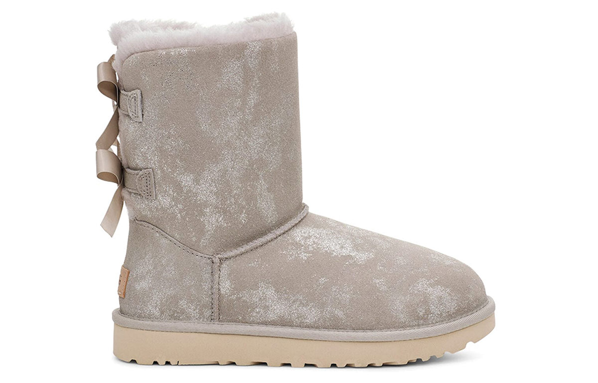 (W) UGG Bailey Bow II Snow Boots Gray 圖 2