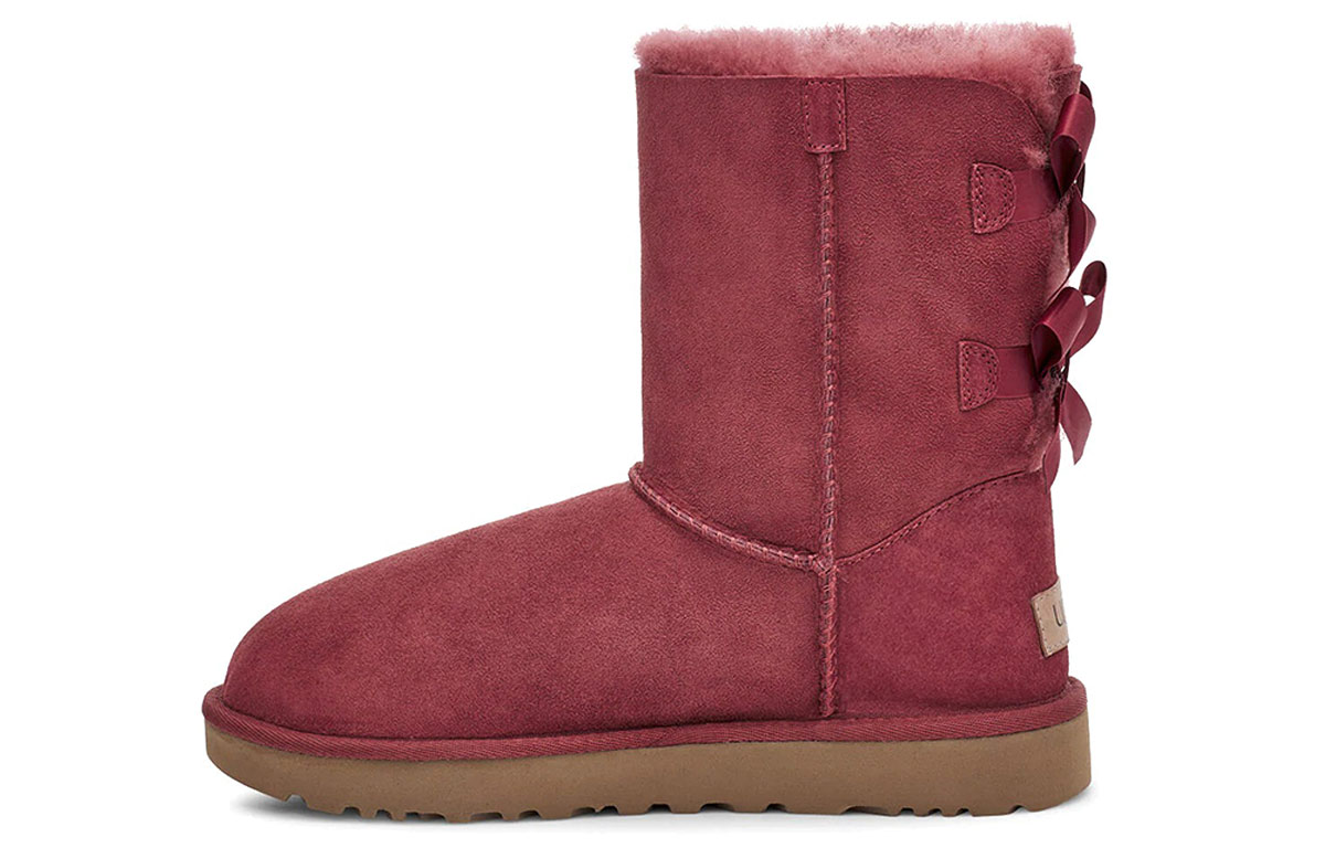 (W) UGG Bailey Bow II Snow Boots Red