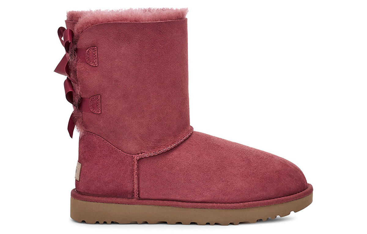 (W) UGG Bailey Bow II Snow Boots Red 圖 2