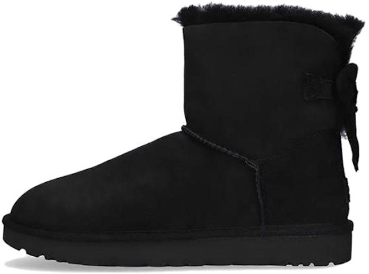 (Women) UGG Mini Bailey Fluff Bow 1123635-BLK Buy (Women) UGG Mini Bailey Fluff Bow 1123635-BLK
