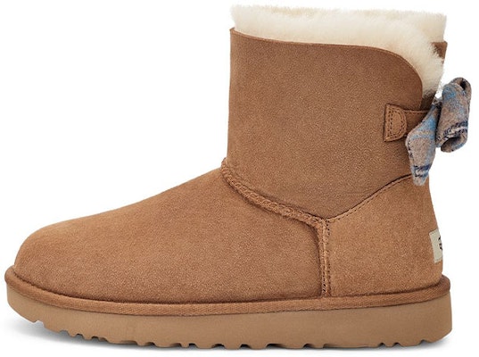(Women) UGG Mini Bailey Bow Plaid Ribbon 1119115-CHE Buy (Women) UGG Mini Bailey Bow Plaid Ribbon 1119115-CHE