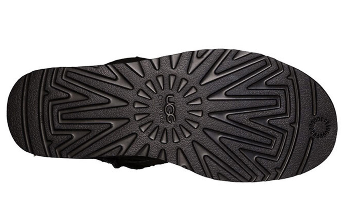 Details for UGG Bailey Bow Stripe 雪地靴 女款 黑色