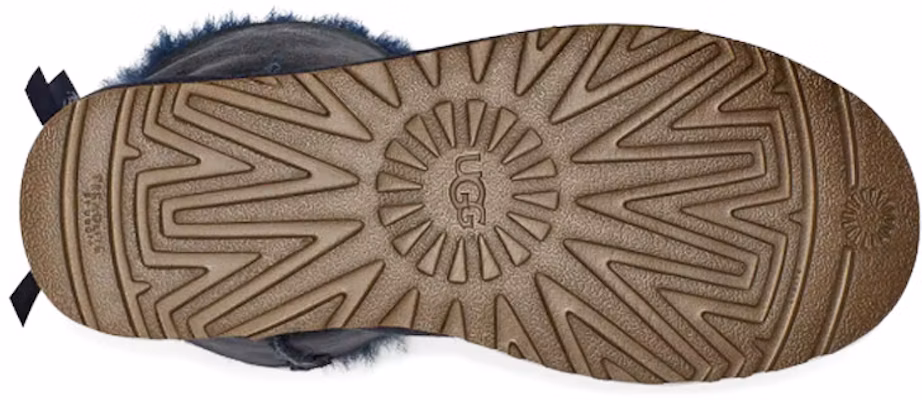 (W) UGG Bailey Bow II Sepatu Bot Fleece Lined Tinggi Biru Tua 1016225-NAVY Details for (W) UGG Bailey Bow II Sepatu Bot Fleece Lined Tinggi Biru Tua 1016225-NAVY