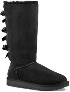 (W) UGG 黑色 Bailey Bow 高筒 II 羊羔毛靴 1016434-BLK Lookbook (W) UGG 黑色 Bailey Bow 高筒 II 羊羔毛靴 1016434-BLK
