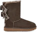 Order (Women) UGG Bailey Bow Velvet Snow Boots Brown 1118854-ESPR